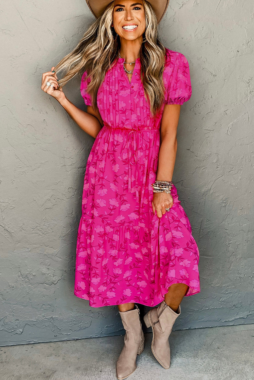 The Lily Dress in Pink